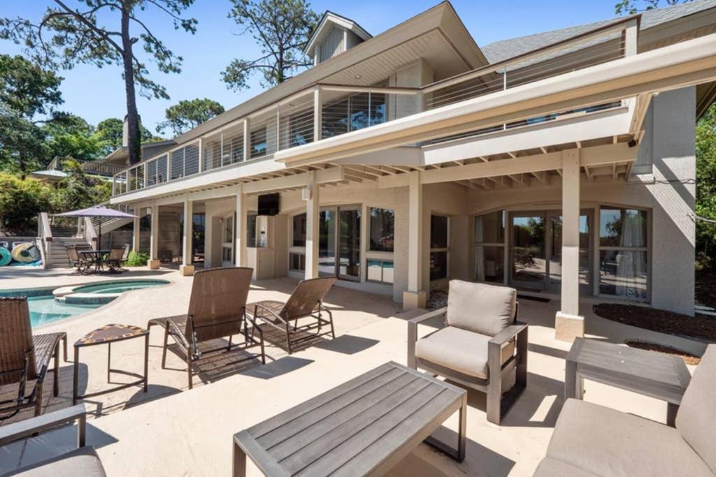 7 Black Duck - Top Notch Views & Amenities In A Private Oceanfront Oasis 힐튼 헤드 아일랜드 외부 사진