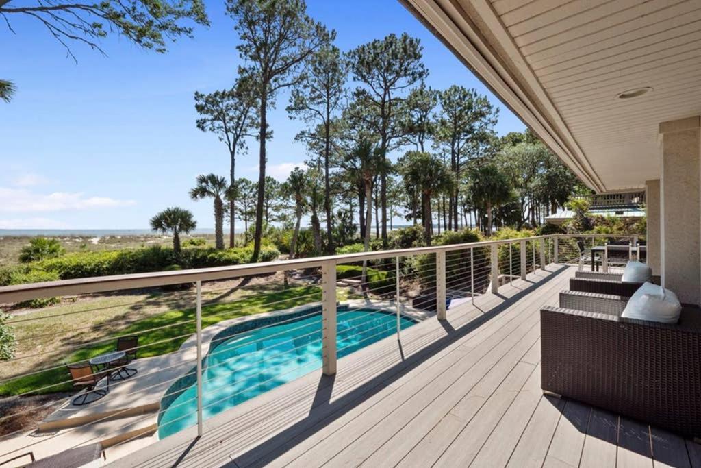 7 Black Duck - Top Notch Views & Amenities In A Private Oceanfront Oasis 힐튼 헤드 아일랜드 외부 사진